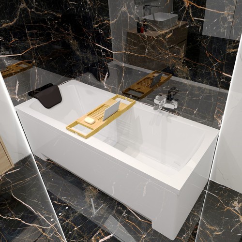 Baignoire rectangulaire optima - rectangulaire,
