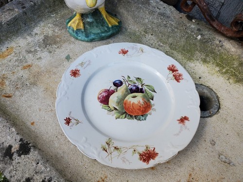 Ancienne assiette luneville - ancienne,
