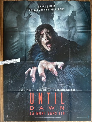 Affiche cinéma until dawn - until,