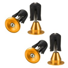 2 Paire Bouchons Guidon Alu Or