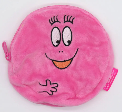 Barbapapa pouch fluffy bag - barbapapa,