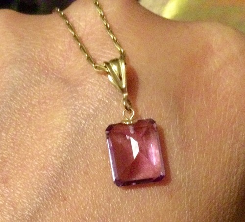Pendentif améthyste bélière - pendentif, améthyste-bélière