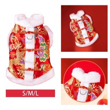 Tenue Festive pour Chien, Ensemble Tang pour Animaux, Manteau D'hiver, Costume