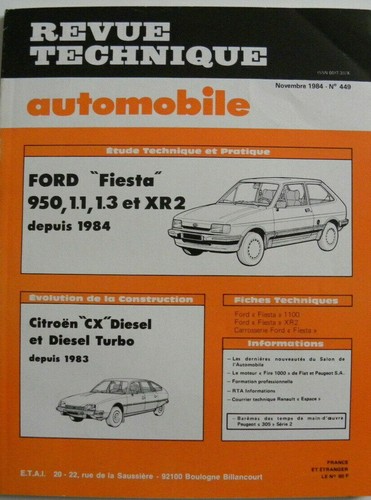 Revue technique automobile - revue,