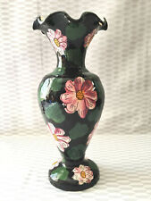 ANCIEN VASE FABRICATION ARTISANALE - NABEUL - TUNISIE CÉRAMIQUE FAÏENCE KERKENI