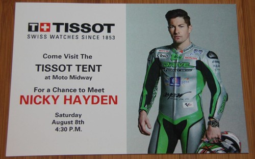 2015 nicky hayden tissot - hayden, "meet