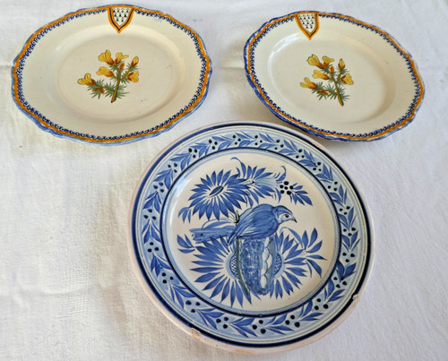 Assiettes henriot quimper - 3,