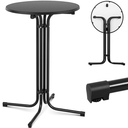 Table haute ronde pliable - table,