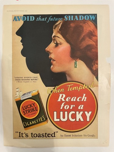 1930 lucky strike cigarette - 1930,