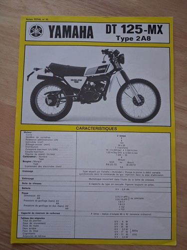 Yamaha dt125mx dtmx - dtmx, 125