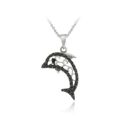 925 argent diamant noir accent - diamant,