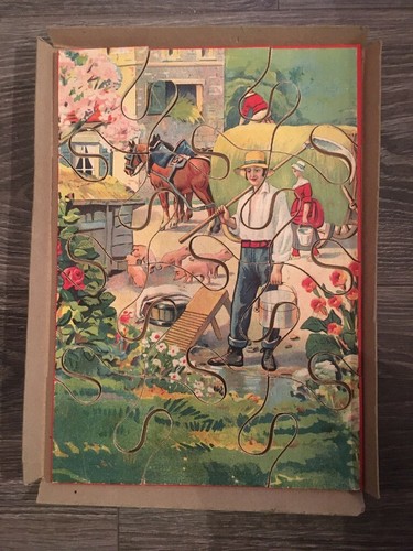 Puzzle ancien motif papier - puzzle,