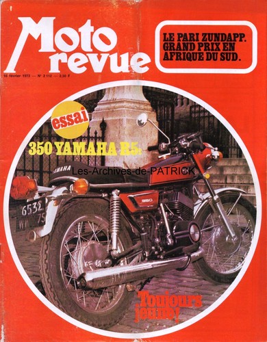 Moto revue 2112 yamaha 350 - revue, r5