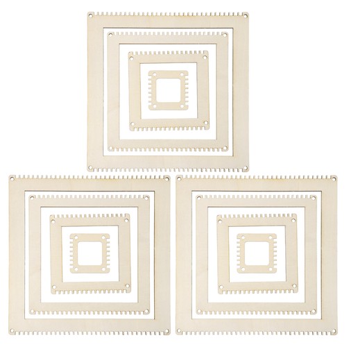 12pcs métier tisser 4 - 2", 4"