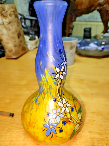 Vase legras art déco - déco, h