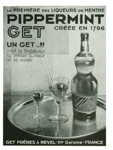 Publicité ancienne pippermint - ancienne,