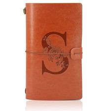 Cuir Vintage Journal Intime Carnet De Voyage A5 Idee Cadeau de Noël Graduatio...