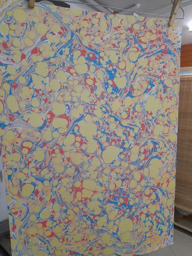 Papier marbré cuve - papier, à