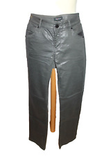 PANTALON JEANS FEMME  °°° MORGAN  °°° ENDUIT .TAILLE 40