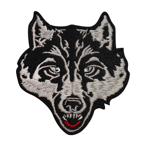 Patch tête loup - tête, loup,