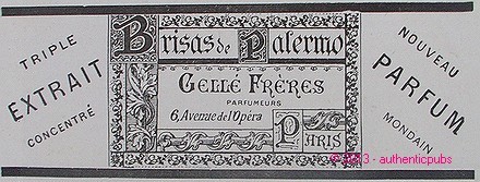 Publicite rare parfum gelle - parfum,