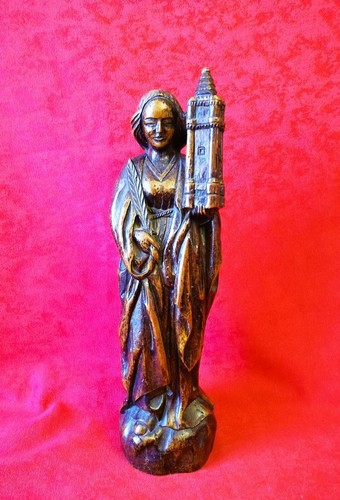 Statue sainte barbe - sainte,