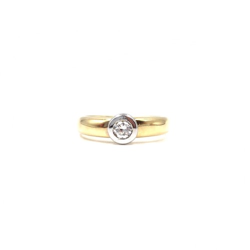 Bague jaune 18 carats - or,