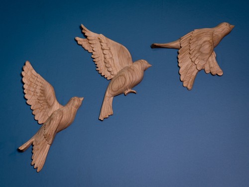 Décoration murale oiseaux - , en