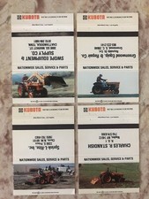 Kubota tractor matchbook - kubota, cover