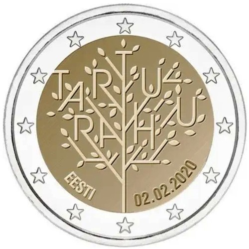 Euros commémorative estonie - euros,