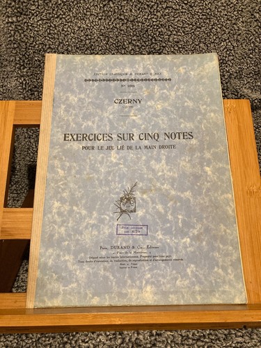 Czerny exercices sur cinq - czerny,