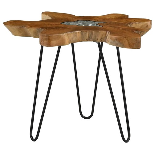 Bois teck massif table - bois,