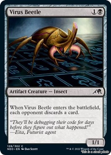 Virus beetle kamigawa neon - beetle,