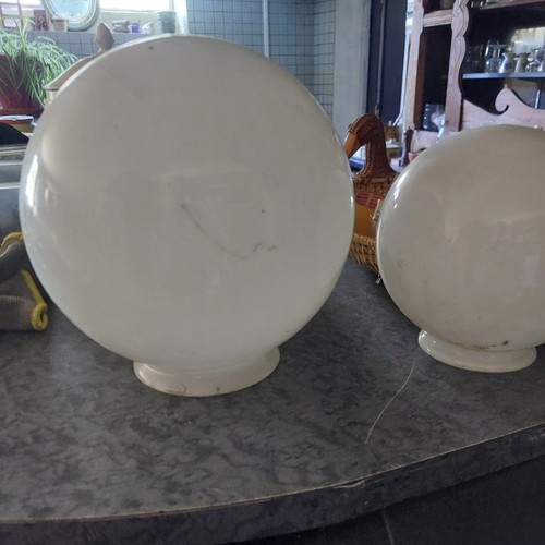 Globe opaline blanc - globe,