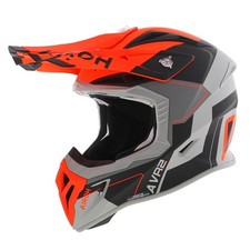 Bouclier de casque Airoh Aviator Ace 2 MX noir mat gris orange
