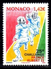 Timbre Monaco n°3093 25ème