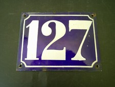 PLAQUE DE RUE ANCIENNE