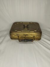 Ancienne Chaufferette En Laiton Girodon & Cie