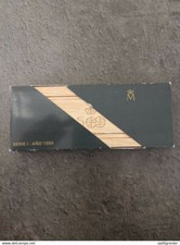 VIDE EMPTY COFFRET EN BOIS ESPAGNE SPAIN PESETAS BE 1992 ARGENT