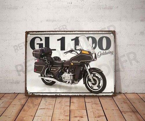 Plaque métal vintage honda - vintage,