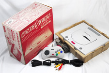 Console SEGA Saturn White HST-3220 Boxed Pad Matching Serial Japan Testée