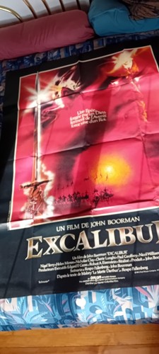 Affiche cinéma excalibur - affiche,