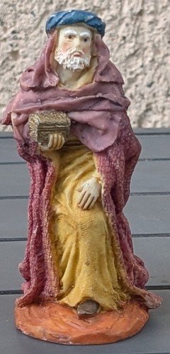 Figurine roi mage santon - roi, mage,