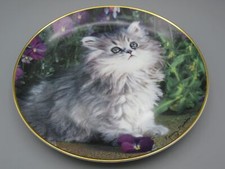 Assiette décorative Chat Purrfection ! - Porcelaine n°S3485