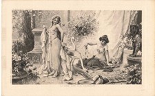 CPA FANTAISIE PEINTURE ART ZATZKA PINXT L'AMI DE LA MAISON SERIE 262