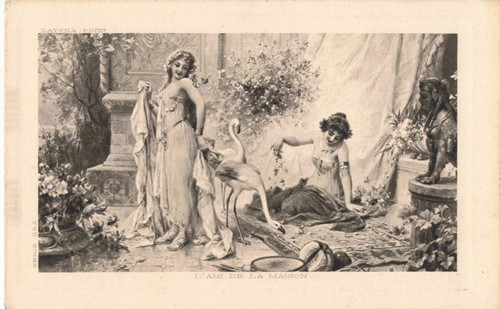 Cpa fantaisie peinture - fantaisie,
