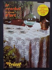 § catalogue ancien LE CROCHET ET LE TRICOT D'ART n° 36 - 1976