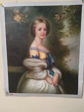 Tableau Dama Noble Peint À