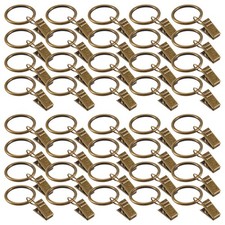 Paquet de 40 Pinces à Rideaux Vintage, Anneau de Rideau de Draperie DéCorat8812
