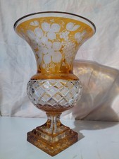 Vase en cristal de Bohême